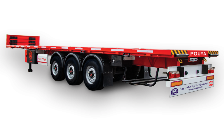 Three-axle floor trailer 1260 | pooyangroup